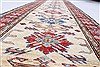 Kazak Yellow Runner Hand Knotted 29 X 98  Area Rug 250-23721 Thumb 2