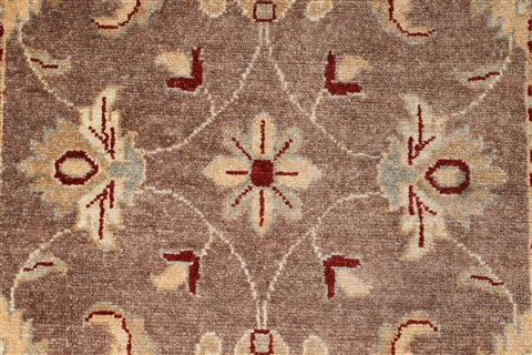 Pishavar Grey Runner Hand Knotted 26 X 911 Area Rug 250-23731 Image 2