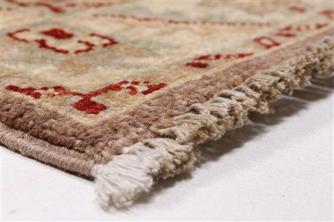 Pishavar Grey Runner Hand Knotted 26 X 911 Area Rug 250-23731 Image 4