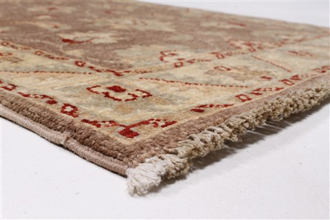 Pishavar Grey Runner Hand Knotted 26 X 911 Area Rug 250-23731 Image 5