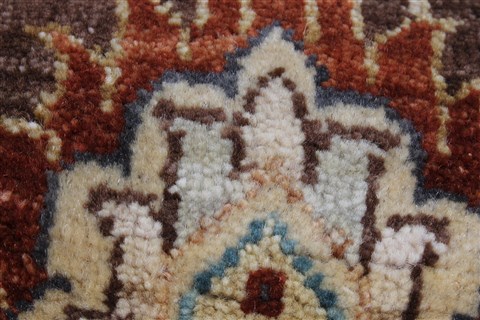 Ziegler Brown Runner Hand Knotted 27 X 102 Area Rug 250-23733 Image 9