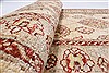 Pishavar Beige Runner Hand Knotted 29 X 100  Area Rug 250-23737 Thumb 10