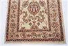 Pishavar Beige Runner Hand Knotted 29 X 100  Area Rug 250-23737 Thumb 5