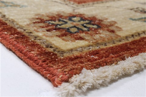 Ziegler Brown Runner Hand Knotted 26 X 910 Area Rug 250-23738 Image 6