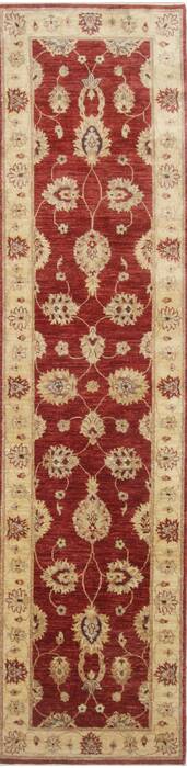 Ziegler Red Runner Hand Knotted 26 X 100  Area Rug 250-23742 Image 0