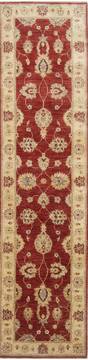 Ziegler Red Runner Hand Knotted 2'6" X 10'0"  Area Rug 250-23742