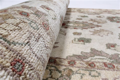 Pishavar Beige Runner Hand Knotted 29 X 911 Area Rug 250-23746 Image 11
