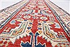 Kazak Red Runner Hand Knotted 210 X 93 Area Rug 250-23748 Thumb 2