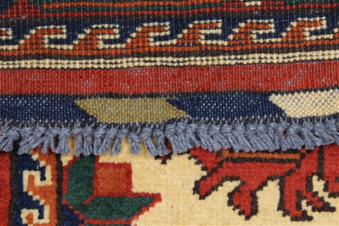 Turkman Beige Runner Hand Knotted 29 X 103 Area Rug 250-23749 Image 1