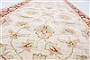 Chobi Beige Runner Hand Knotted 29 X 99  Area Rug 250-23757 Thumb 3