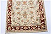 Chobi Beige Runner Hand Knotted 29 X 99  Area Rug 250-23757 Thumb 6