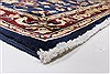 Pishavar Blue Runner Hand Knotted 211 X 87 Area Rug 250-23760 Thumb 6