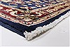 Pishavar Blue Runner Hand Knotted 211 X 87  Area Rug 250-23760 Thumb 6