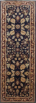 Pakistani Pishavar Blue Runner 6 to 9 ft Wool Carpet 23760