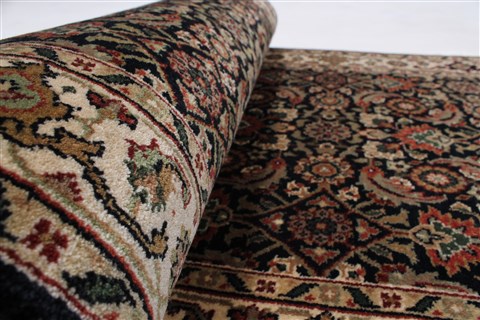 Herati Black Runner Hand Knotted 26 X 911  Area Rug 250-23762 Image 10