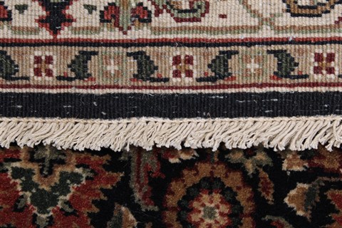 Herati Black Runner Hand Knotted 26 X 911  Area Rug 250-23762 Image 12