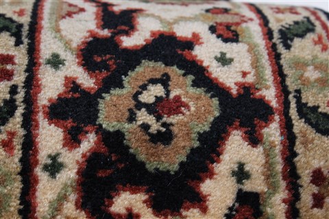 Herati Black Runner Hand Knotted 26 X 911  Area Rug 250-23762 Image 7