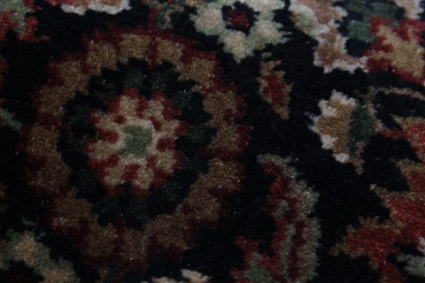 Herati Black Runner Hand Knotted 26 X 911  Area Rug 250-23762 Image 8