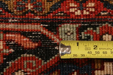 Heriz Beige Hand Knotted 95 X 130 Area Rug 100-23765 Image 1