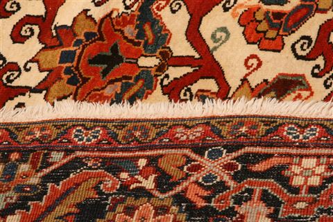 Heriz Beige Hand Knotted 95 X 130 Area Rug 100-23765 Image 2