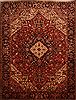 Heriz Red Hand Knotted 910 X 129  Area Rug 100-23768 Thumb 0