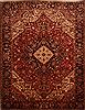 Kashan Red Hand Knotted 102 X 143 Area Rug 100-23769 Thumb 0