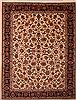 Mashad White Hand Knotted 100 X 130  Area Rug 100-23772 Thumb 0