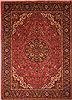 Tabriz Red Hand Knotted 98 X 134  Area Rug 100-23774 Thumb 0