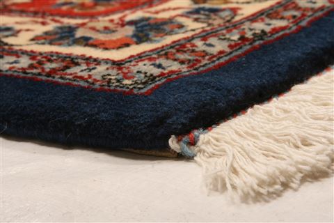 Kashan Blue Hand Knotted 910 X 131 Area Rug 100-23777 Image 9