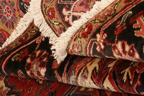 Heriz Red Square Hand Knotted 109 X 120 Area Rug 100-23778 Image 1