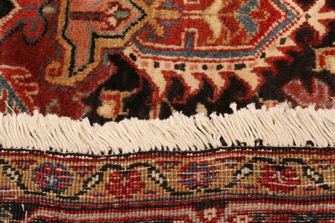 Heriz Red Square Hand Knotted 109 X 120 Area Rug 100-23778 Image 4