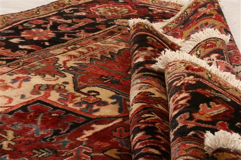 Heriz Red Square Hand Knotted 109 X 120 Area Rug 100-23778 Image 8
