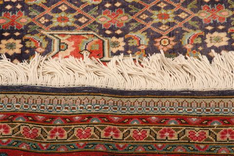 Tabriz Red Hand Knotted 96 X 127 Area Rug 100-23781 Image 8