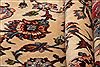 Tabriz Beige Hand Knotted 100 X 130 Area Rug 100-23785 Thumb 1