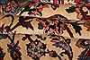Tabriz Beige Hand Knotted 100 X 130 Area Rug 100-23785 Thumb 8
