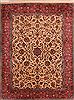 Tabriz Beige Hand Knotted 100 X 130 Area Rug 100-23785 Thumb 0