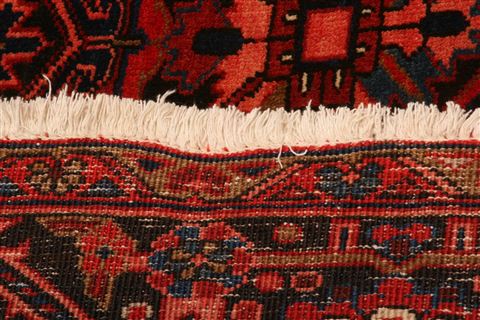 Heriz Red Hand Knotted 108 X 139 Area Rug 100-23786 Image 8