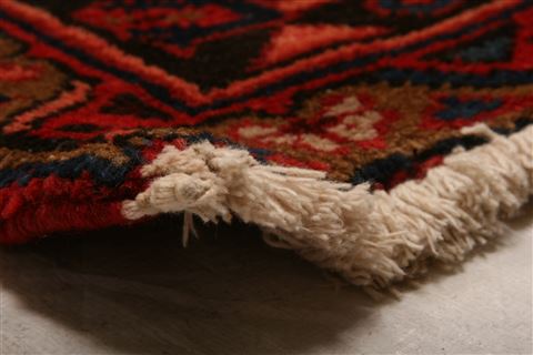 Heriz Red Hand Knotted 108 X 139 Area Rug 100-23786 Image 9