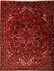Heriz Red Hand Knotted 103 X 134  Area Rug 100-23790 Thumb 0