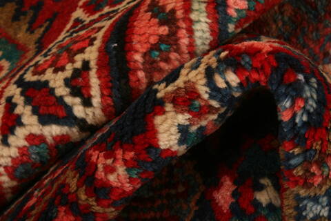 Mahal Red Hand Knotted 107 X 1311  Area Rug 253-23791 Image 1