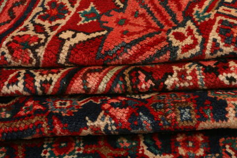 Mahal Red Hand Knotted 107 X 1311  Area Rug 253-23791 Image 6