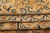 Kashan Beige Hand Knotted 101 X 136  Area Rug 100-23797 Thumb 6