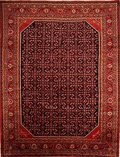 Persian Armenian Red Rectangle 10x14 ft Wool Carpet 23798