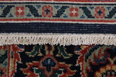 Herati Blue Runner Hand Knotted 27 X 97 Area Rug 250-23802 Image 11