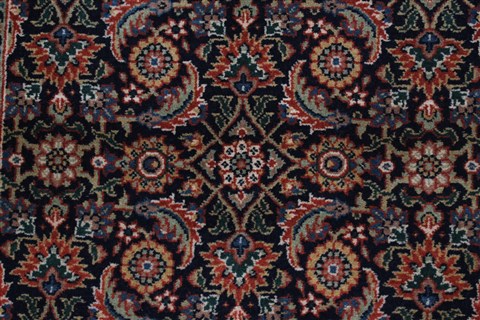 Herati Blue Runner Hand Knotted 27 X 97 Area Rug 250-23802 Image 3