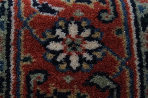 Herati Blue Runner Hand Knotted 27 X 97 Area Rug 250-23802 Image 8