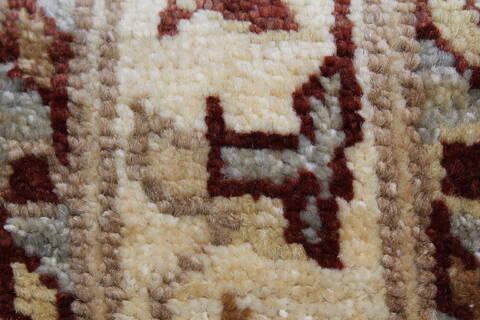 Pishavar Red Runner Hand Knotted 28 X 911  Area Rug 250-23803 Image 10