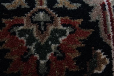 Herati Black Runner Hand Knotted 27 X 102 Area Rug 250-23804 Image 3
