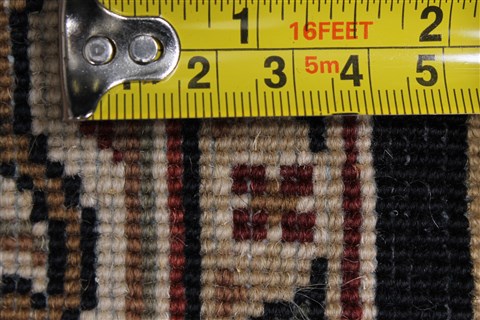Herati Black Runner Hand Knotted 27 X 102 Area Rug 250-23804 Image 5