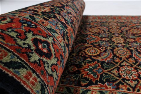 Herati Blue Runner Hand Knotted 25 X 911 Area Rug 250-23807 Image 10